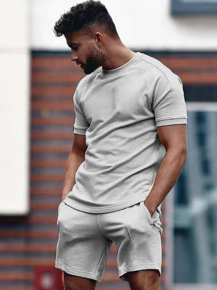 Men's Summer Set: Sweatshirt and Shorts Comfort