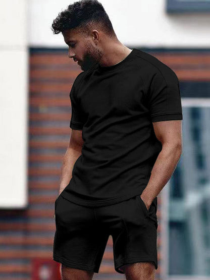 Men's Summer Set: Sweatshirt and Shorts Comfort