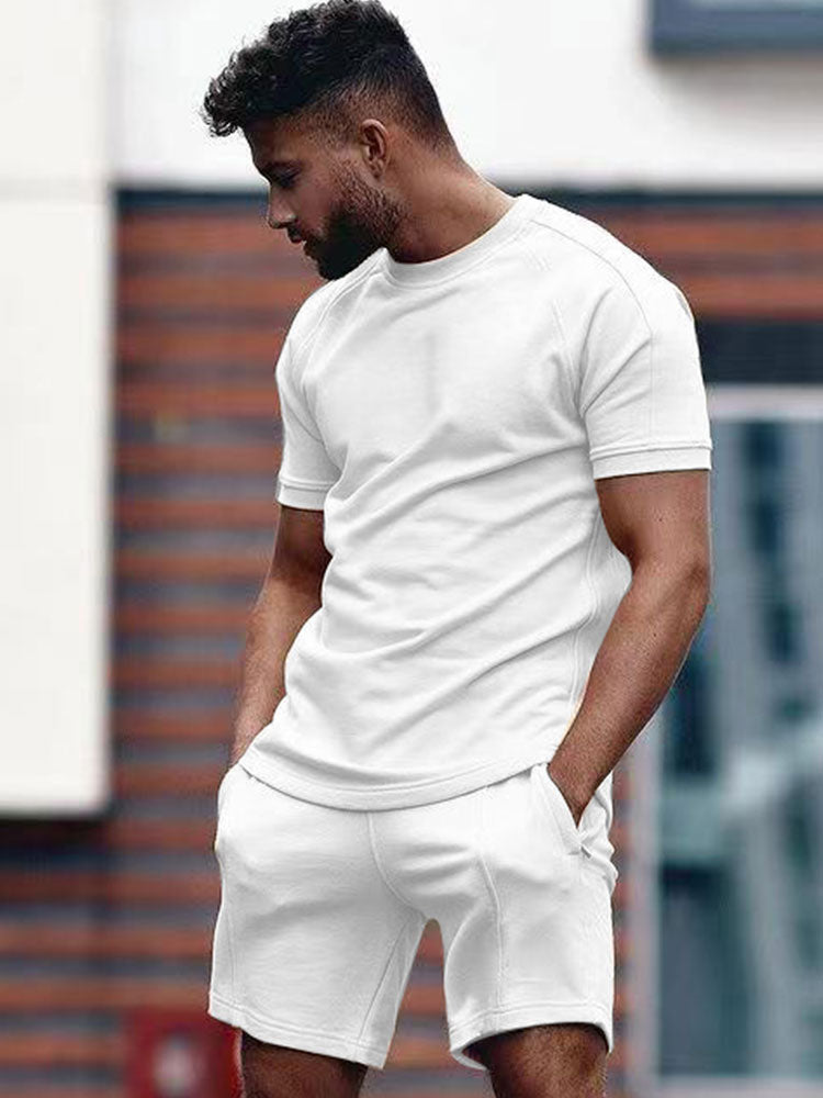 Men's Summer Set: Sweatshirt and Shorts Comfort