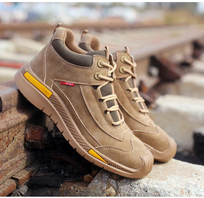 Men's Steel Toe Boots Waterproof Rugged