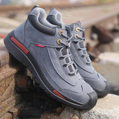 Männer Stahlkappe Stiefel Wasserdicht Robust - IdealeKleiden