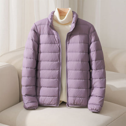 Winter Down Jacket High Collar Warm