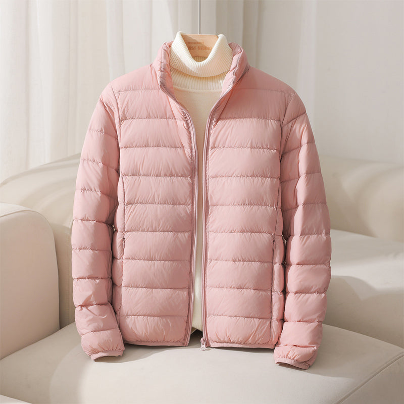 Winter Down Jacket High Collar Warm