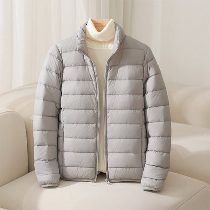 Winter Down Jacket High Collar Warm