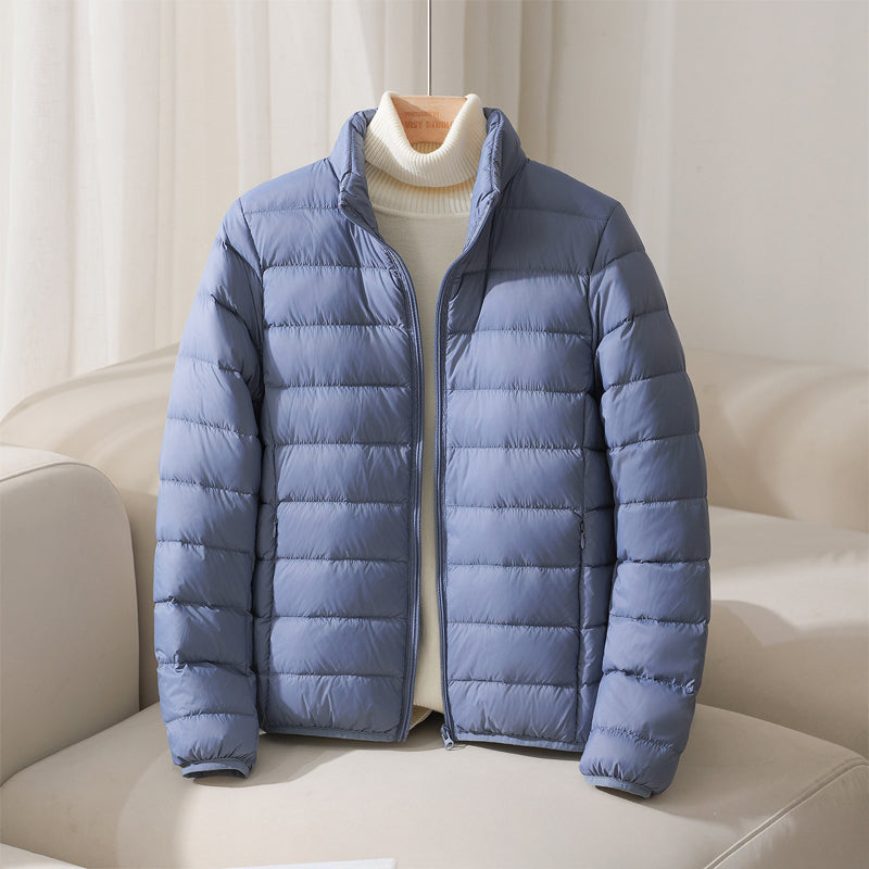 Winter Down Jacket High Collar Warm