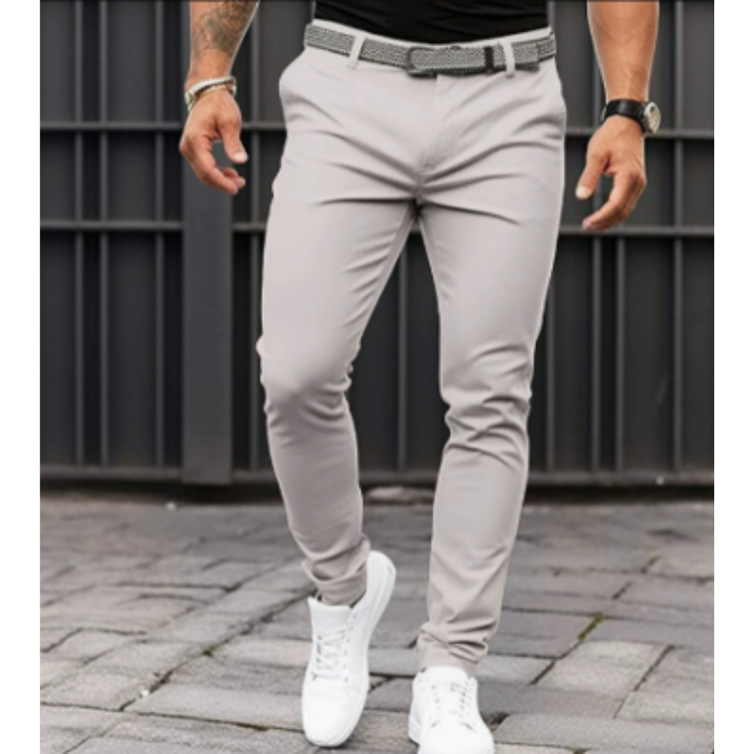 Men's Slim Fit Stretch Chino Trousers
