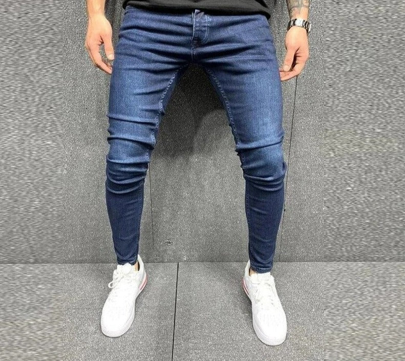 Men's Slim-Fit Stretch Jeans Comfortable