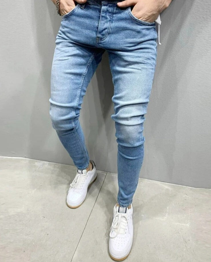 Men's Slim-Fit Stretch Jeans Comfortable