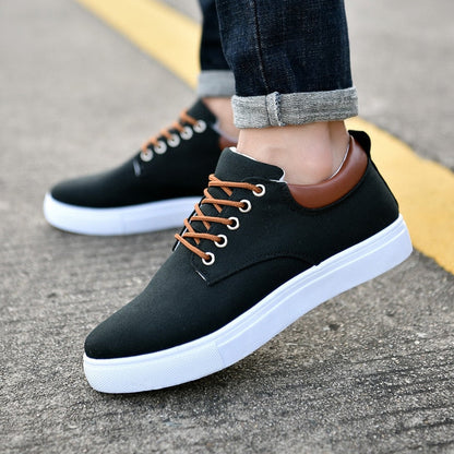 Comfortable Men's Lightweight Canvas Sneakers