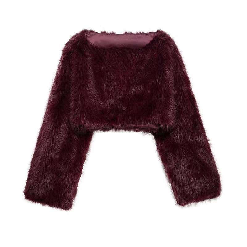 Stylish Women's Sweaters | Faux Fur Sweaters with Wide Sleeves