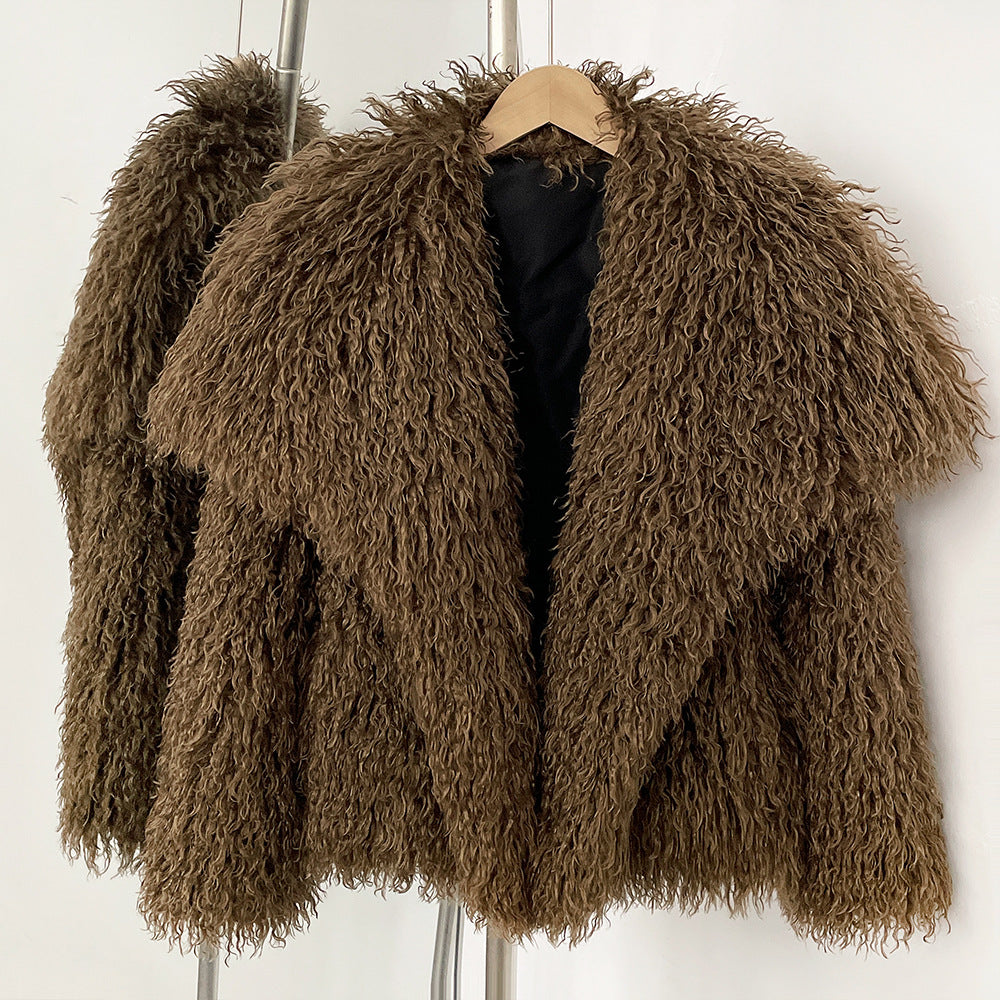 Faux Fur Coat Soft Cozy