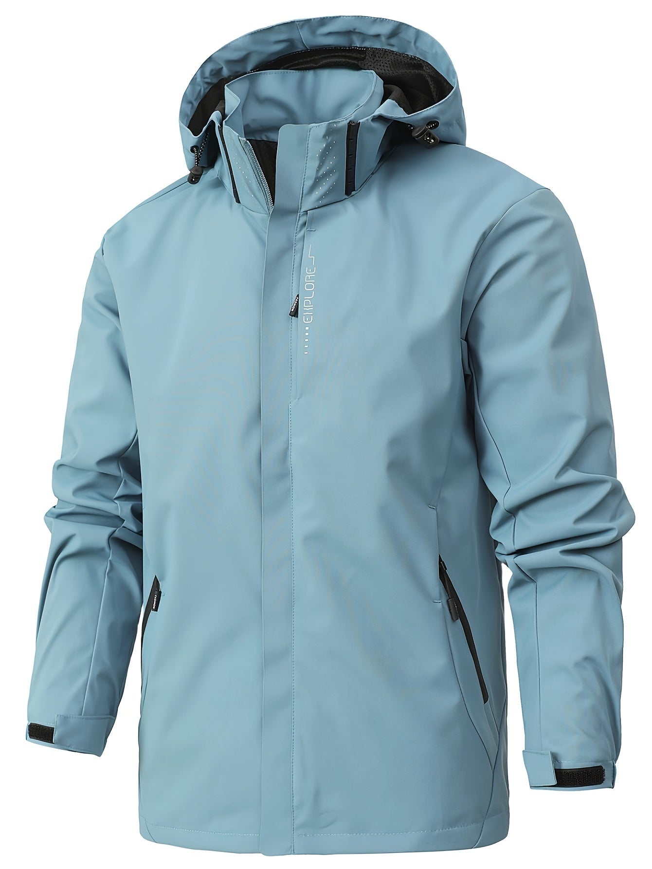 Men's Windproof Outdoor Jacket with Hood