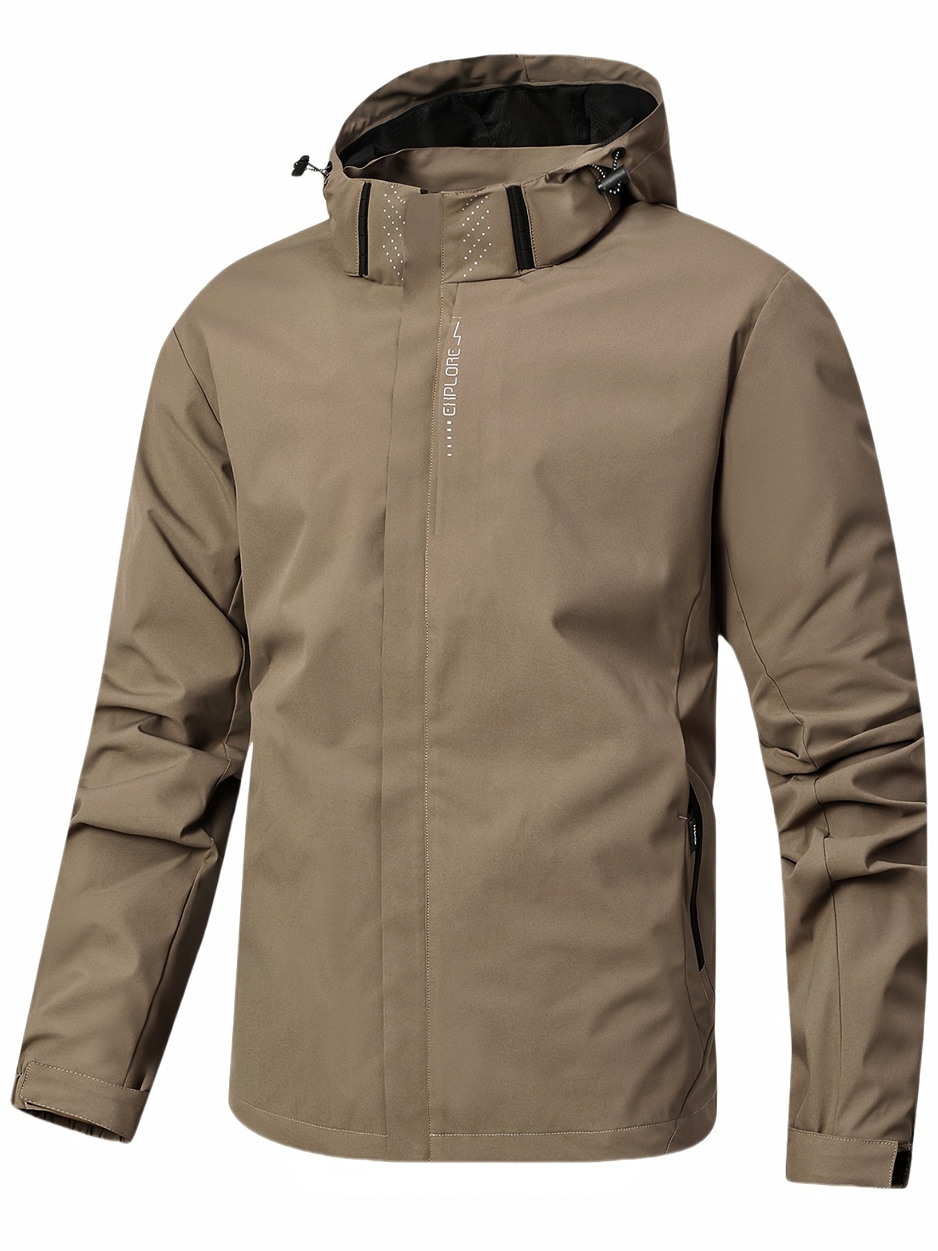 Men's Windproof Outdoor Jacket with Hood