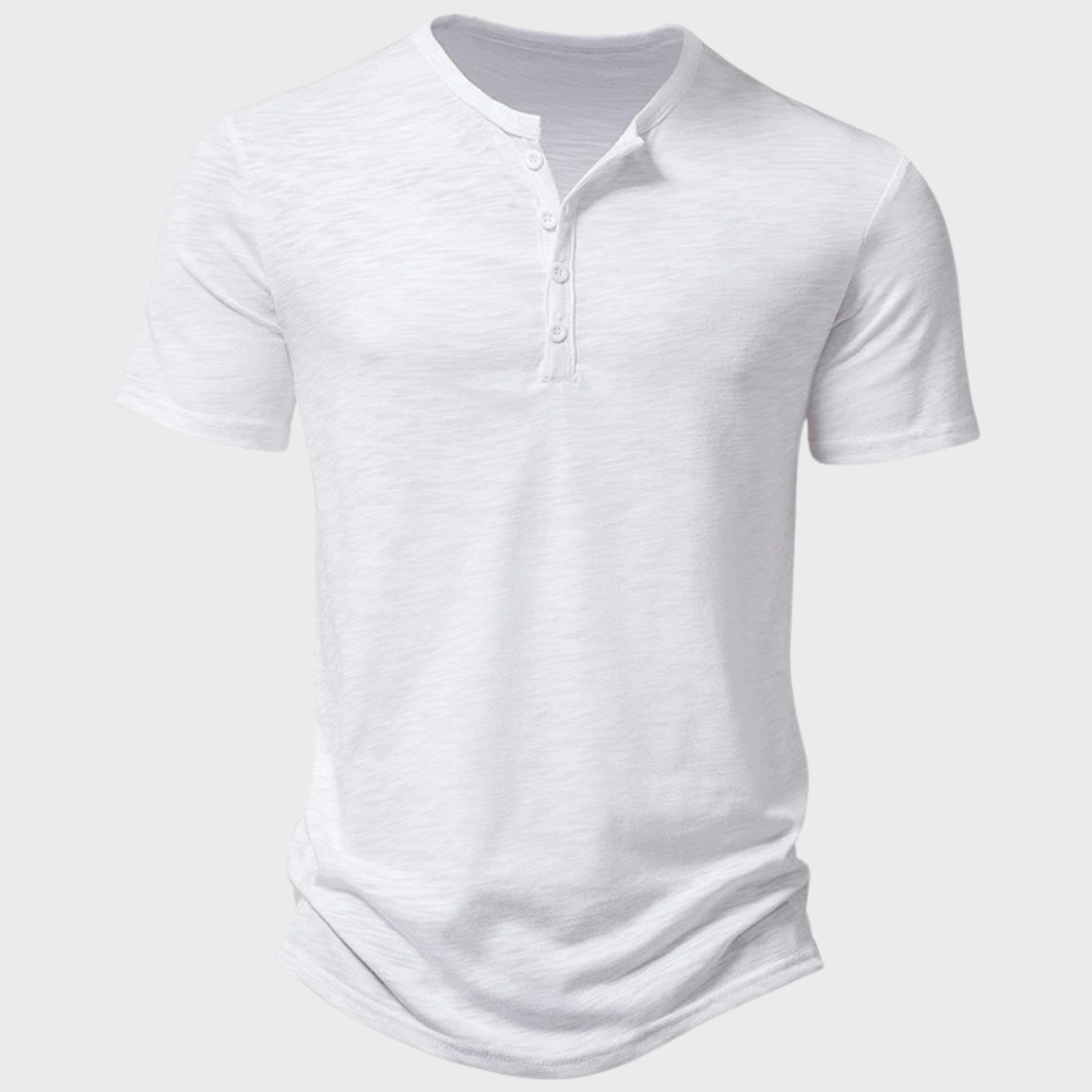 Summer T-Shirt Lightweight Plain Men's Top