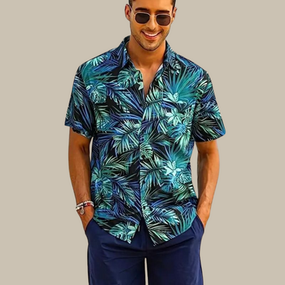 Men's Short-Sleeved Hawaiian Shirt