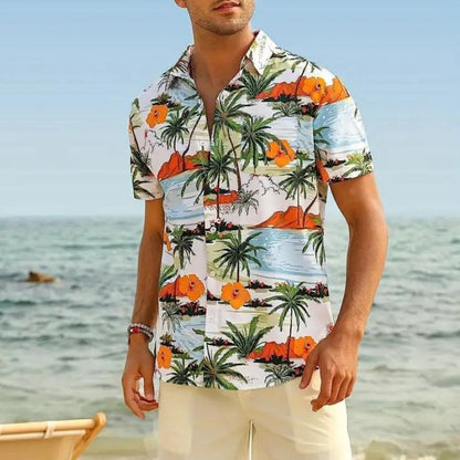 Men's Short-Sleeved Hawaiian Shirt