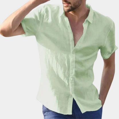 Men's Lightweight Stylish Short-Sleeved Summer Shirt