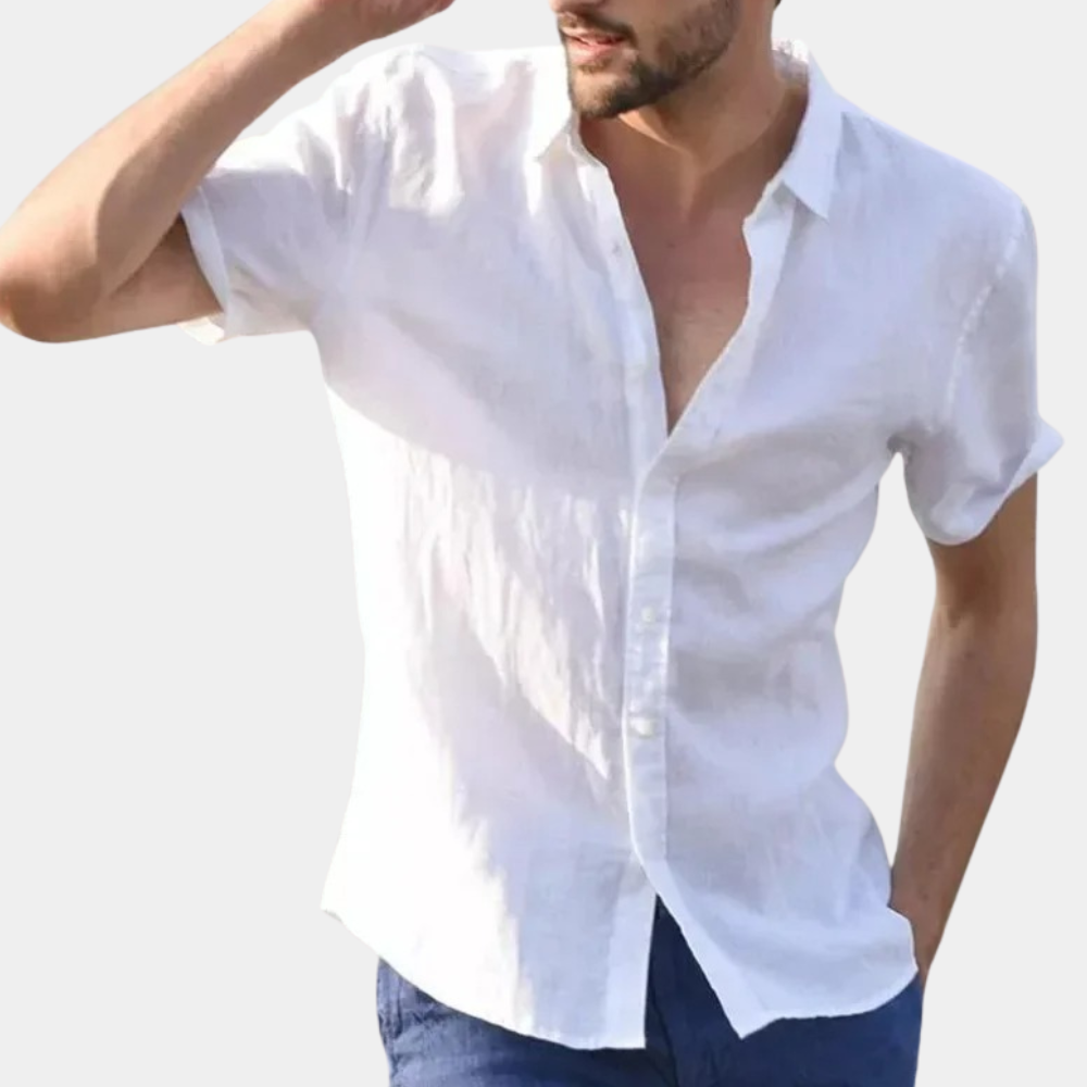 Men's Lightweight Stylish Short-Sleeved Summer Shirt