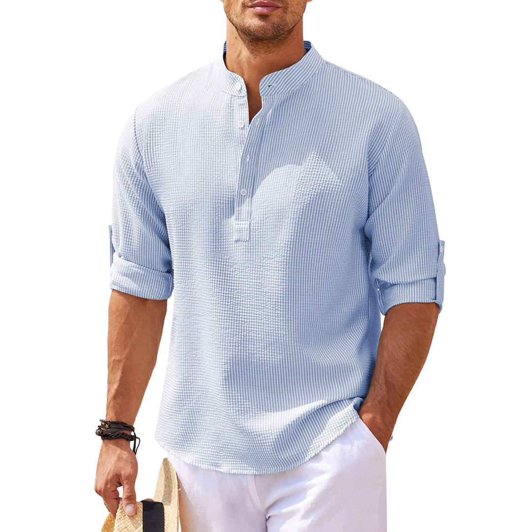 Lightweight Men's Long-Sleeve Summer Shirt