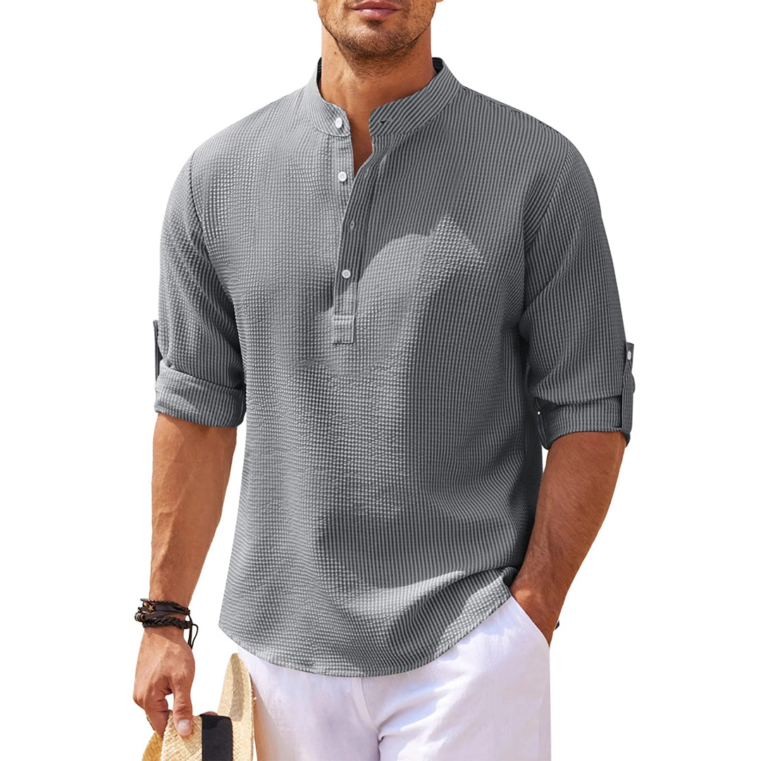 Lightweight Men's Long-Sleeve Summer Shirt