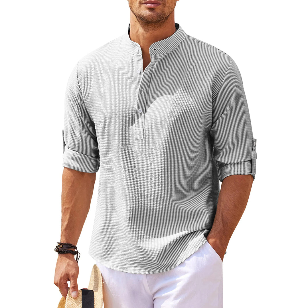 Lightweight Men's Long-Sleeve Summer Shirt