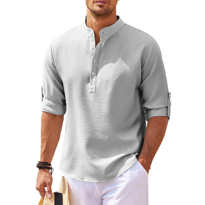 Lightweight Men's Long-Sleeve Summer Shirt