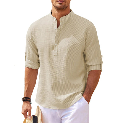 Lightweight Men's Long-Sleeve Summer Shirt