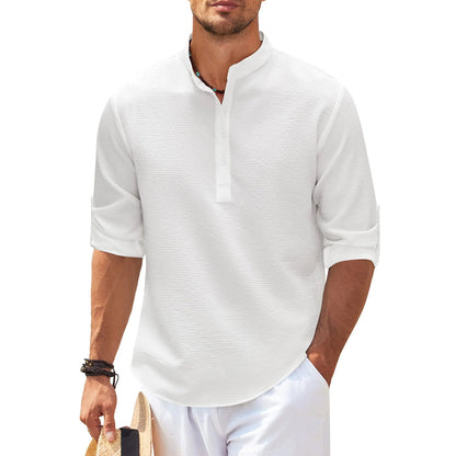 Lightweight Men's Long-Sleeve Summer Shirt