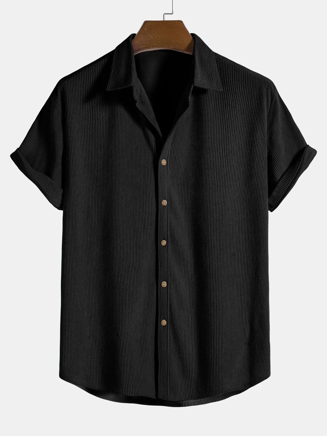 Men's Loose Fit Short Sleeve Summer Shirt