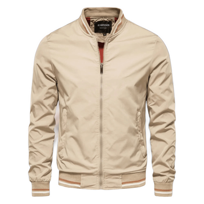 Men's Bomber Jacket Summer Nylon Zipper