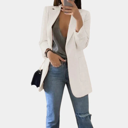 Stylish Women's Blazers Long Slim Fit Design