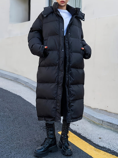 Women's Long Elegant Warm Down Coat
