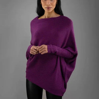 Weiche Oversize Pullover Damen Elegant