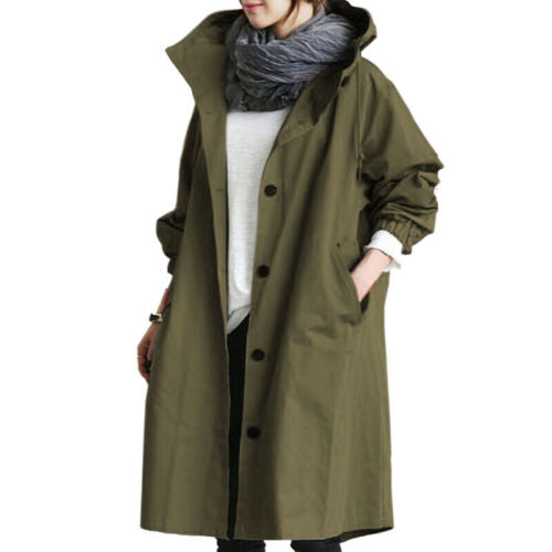 Stylish Women's Trench Coat, Elegantly Cut