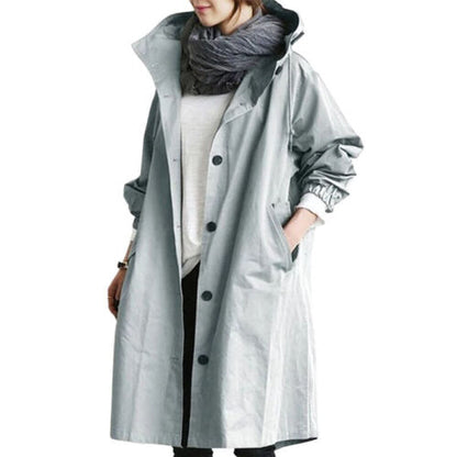 Stylish Women's Trench Coat, Elegantly Cut
