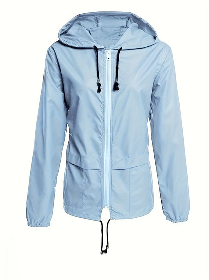 Stylish Windbreaker Hood Modern Waterproof