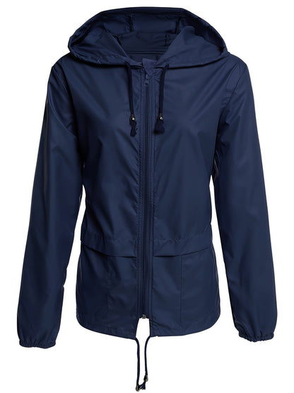 Stylish Windbreaker Hood Modern Waterproof