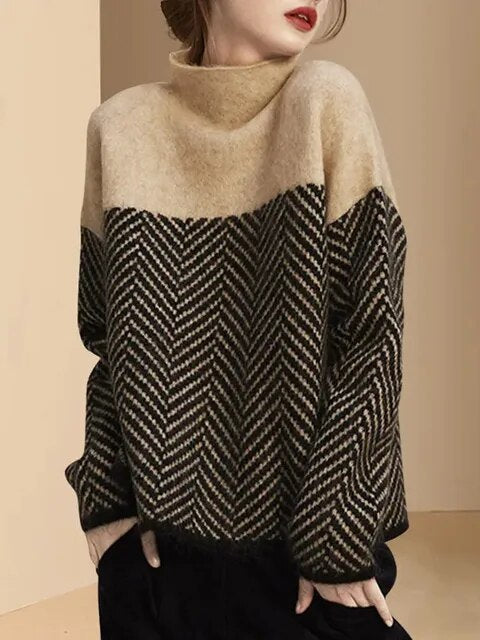Soft Sweater Women's Mid Collar