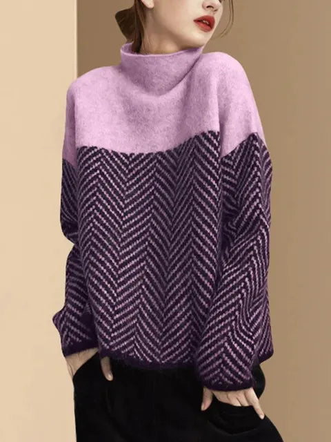 Soft Sweater Women's Mid Collar