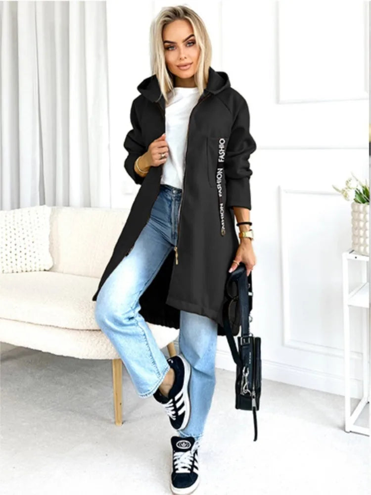 Soft Women's Winter Jacket Fleece Hoodie