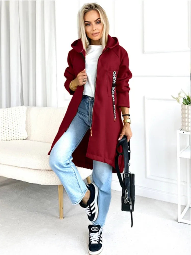 Soft Women's Winter Jacket Fleece Hoodie