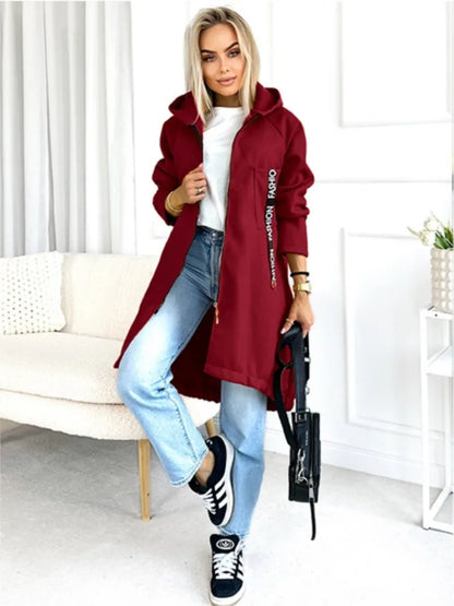 Soft Women's Winter Jacket Fleece Hoodie