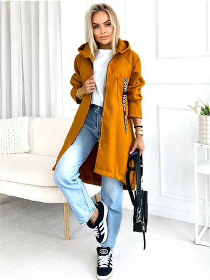Soft Women's Winter Jacket Fleece Hoodie
