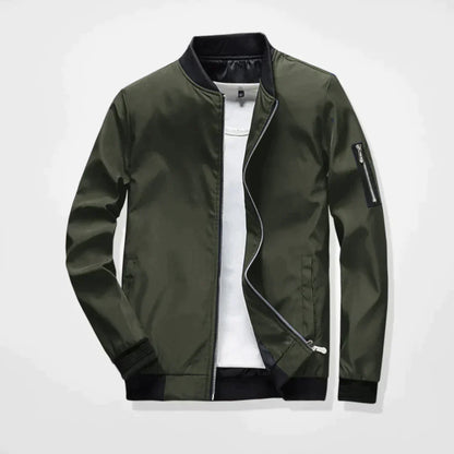 Men's Lightweight Zipper Bomber Jacket