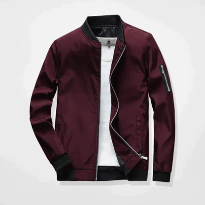 Men's Lightweight Zipper Bomber Jacket