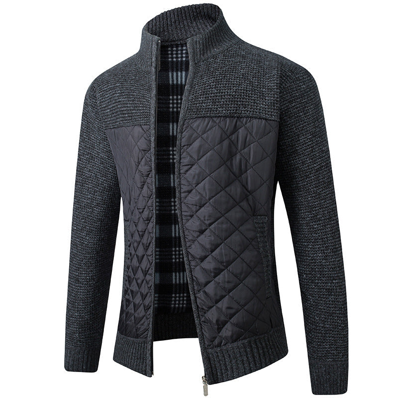Winter Steppjacke Reißverschluss Herren - IdealeKleiden