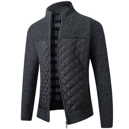 Winter Steppjacke Reißverschluss Herren - IdealeKleiden