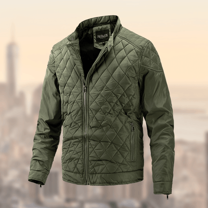 Men's Quilted Jacket Windproof Waterproof Winter