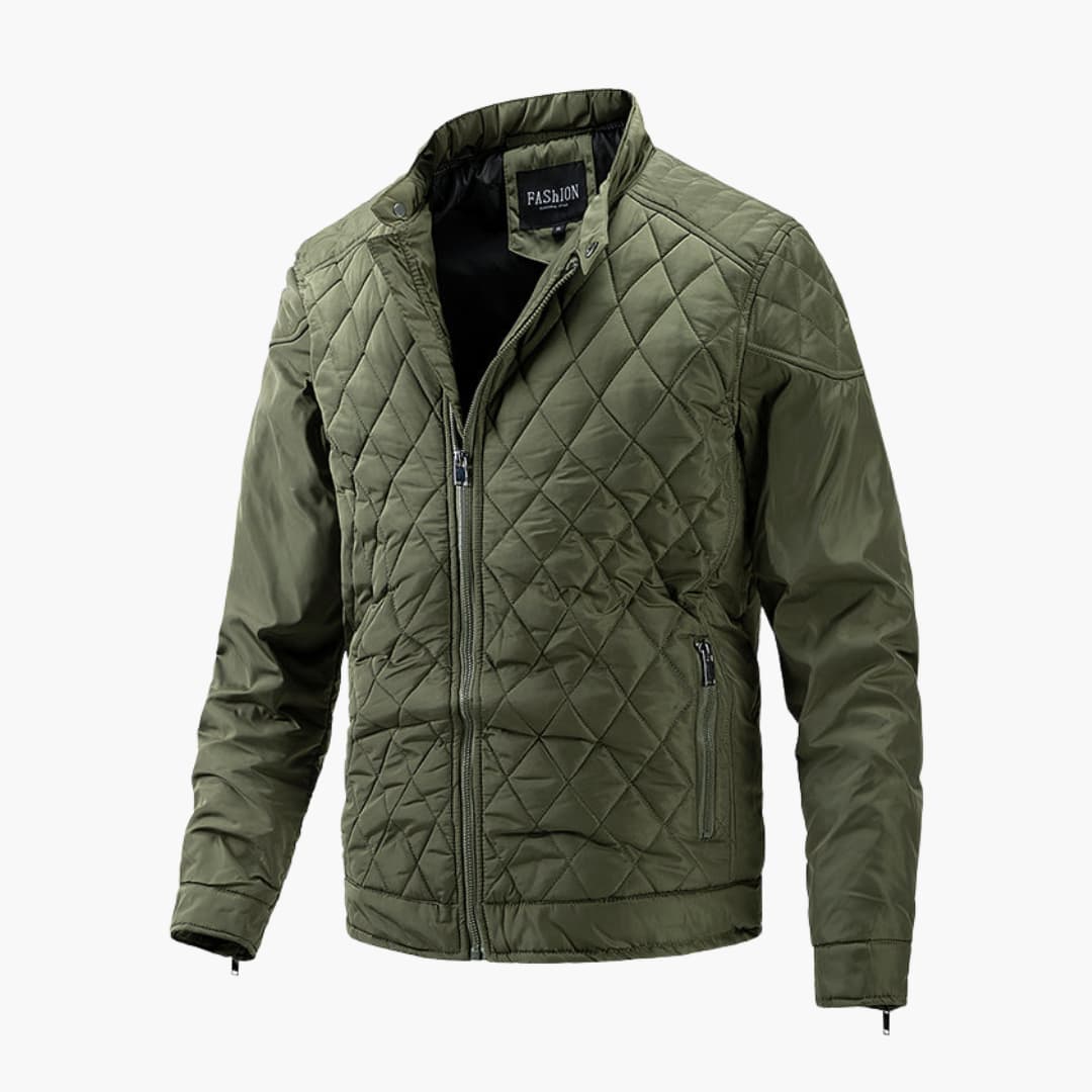 Wattierte Winterjacke Damen Reißverschluss