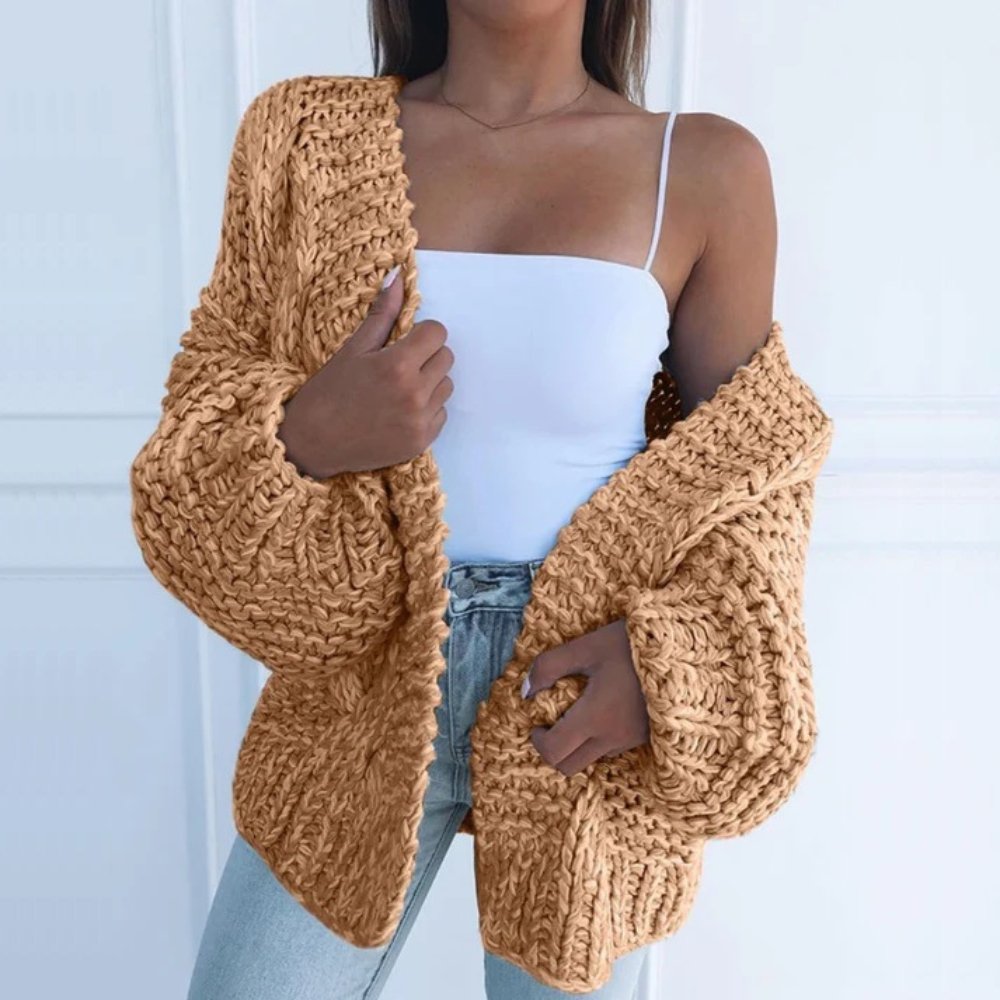 Women's Knitted Cardigan Generously Soft